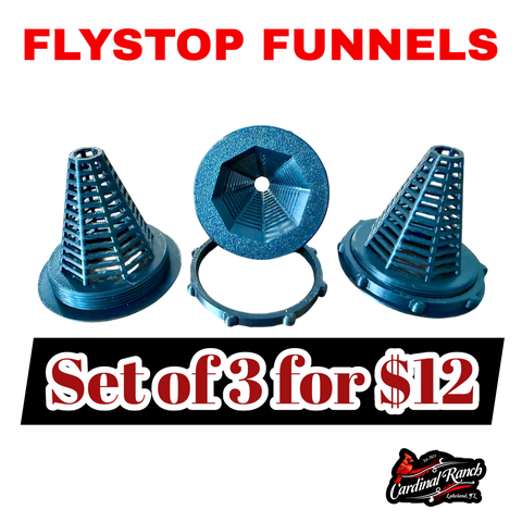 FLYSTOP FUNNELS – 3 PACK